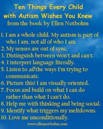 Ellen Notbohm on Autism